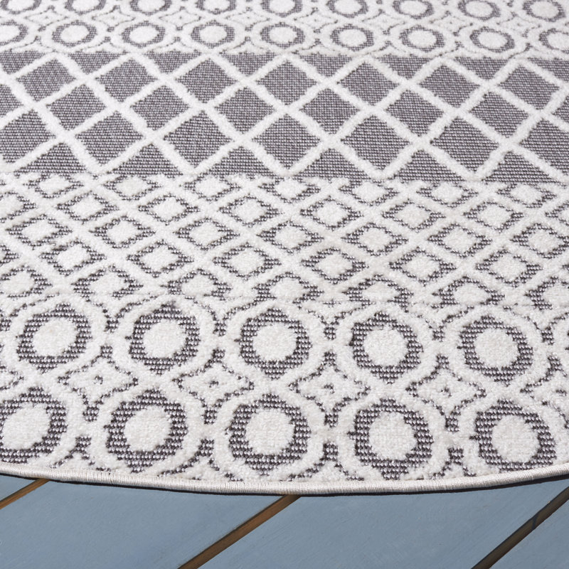 Dobbs Performance Geometric Rug, Round 8'
