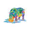 Hippopotame de Jo Lynch - impression d'art graphique-52523534-52523535-52523536