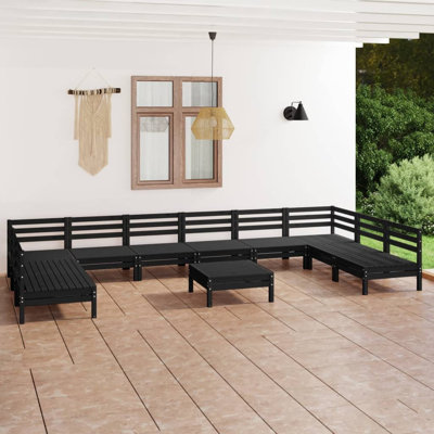 Ensemble de canapé modulaire de jardin 11 pièces vidaXL