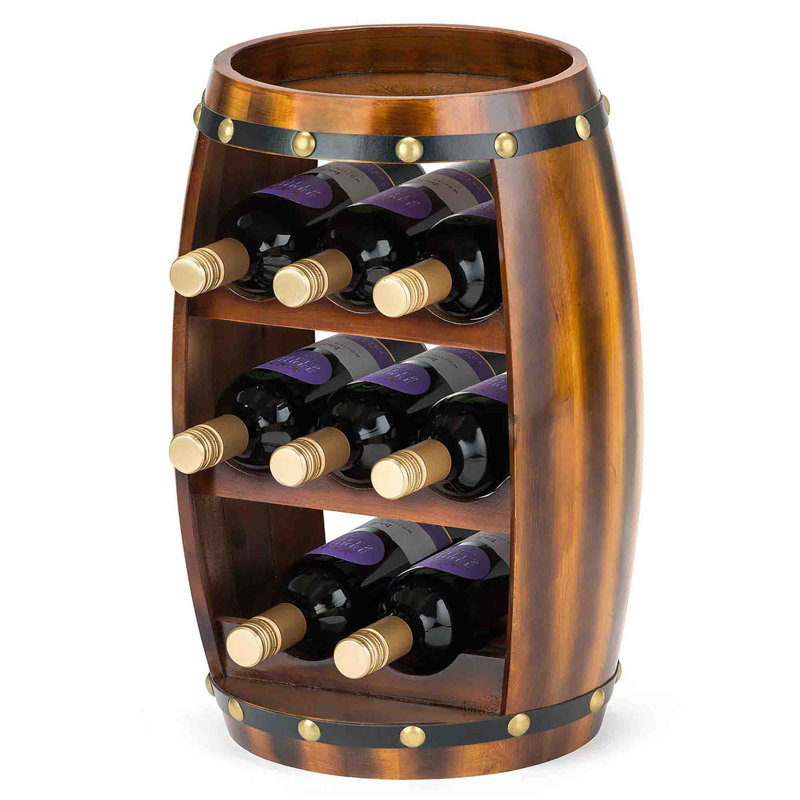 Moyock Wine Bottle Rack Brown
