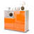 White/High-gloss orange