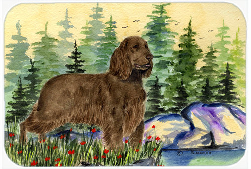 Caroline's Treasures Field Spaniel Glass Cutting Board