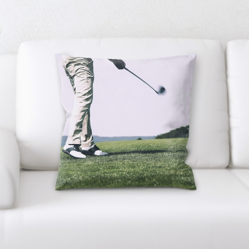 Microsuede Reversible Throw Pillow