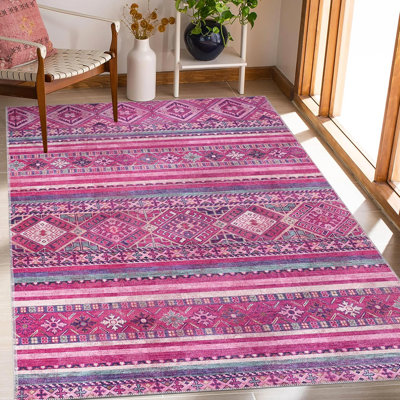 Washable Carpet Pad Throw Rug for Living Room Non Slip Area Rugs Soft Indoor Mat Entryway Rug-1322P