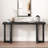 U_STYLE Geometric Design Console Table With Solid Pine Legs-1635864748-1635864750