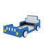 Lit plateforme simple en forme de voiture avec roulettes-668146904