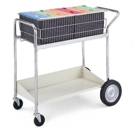Medium Basket File Cart with Lower Shelf -  Charnstrom, B171