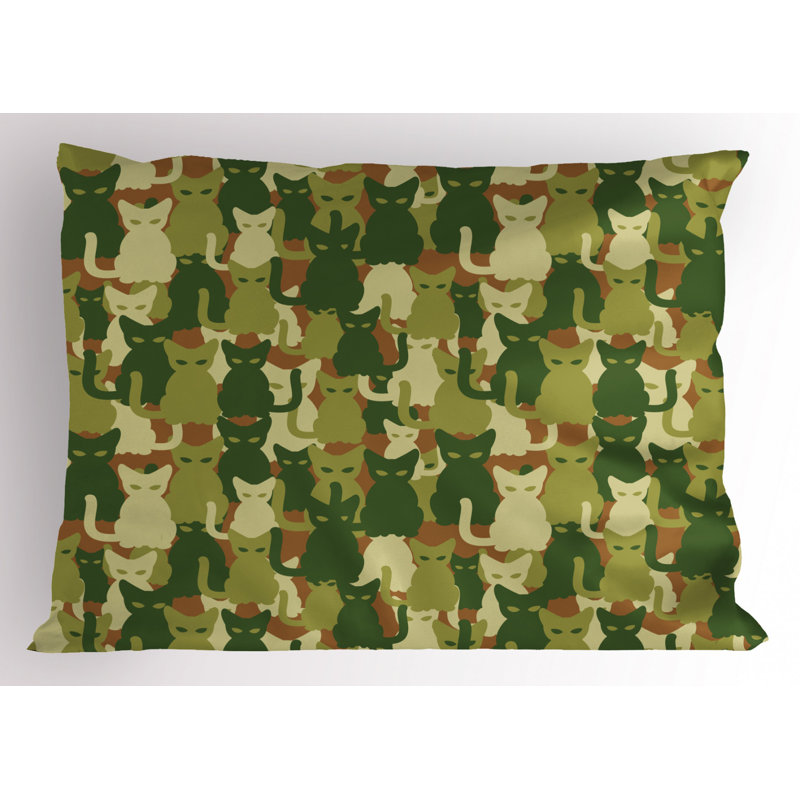 Camo Polyester Sham, Twin