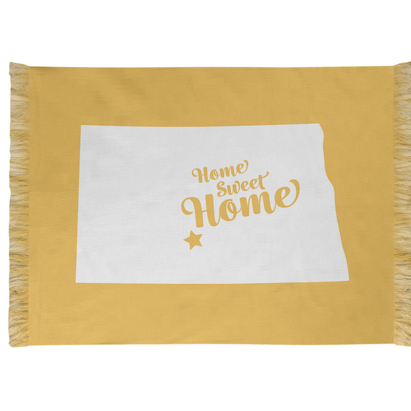Tapis de zone jaune bismarck the home