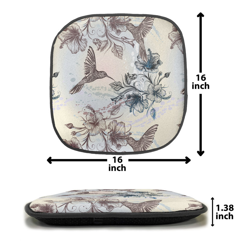 Outdoor 1.38'' Dining Chair Seat Cushion