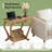 Modern Accent Side Table,2-Tier Coffee Table,End Table