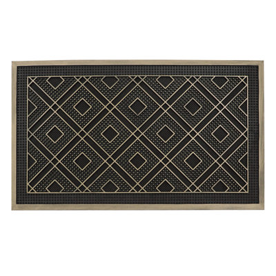 Havana Non-Slip Geometric Outdoor Doormat