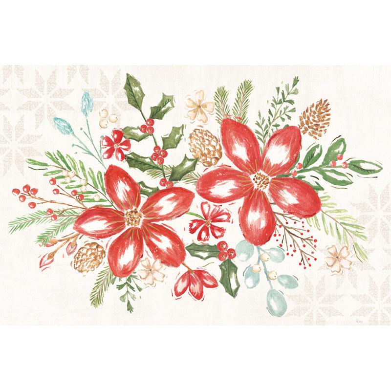 Litza Elegant Holiday I sur toile par Véronique Charron, H 20 po x l 30 po