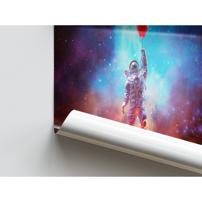 Print on Canvas, 90 cm H x 90 cm W, Black Floater Framed
