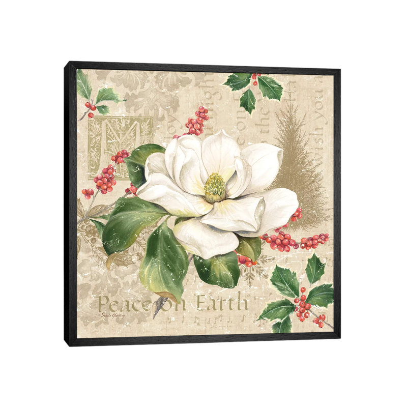 Christmas Trail II by Pamela Gladding - Print on Canvas, Black Framed, 66.04 cm H x 66.04 cm W