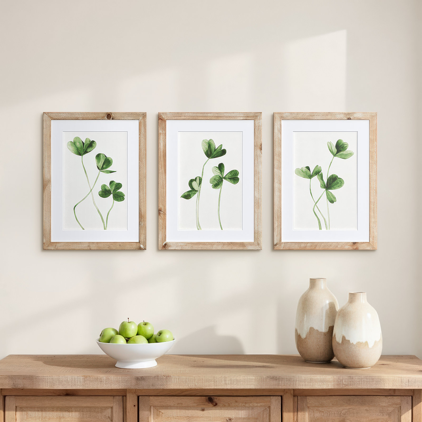 Clover Cuttings Petite Prints, Set of 3