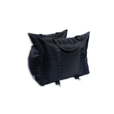 Marco Single Seater Travel Pet Bed, Noir