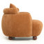 Chaise d'appoint rembourrée en chenille 38 po avec coussin et coussin Lennox-129020355