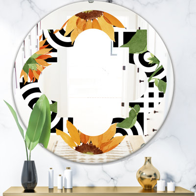 Miroir mural Quatrefoil Glam