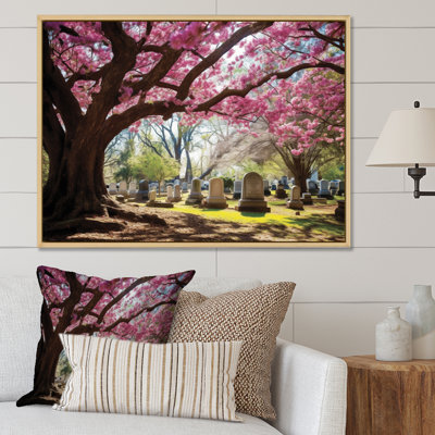 Georgia's Cherry Cimery, reproduction d'art sur toile encadrée