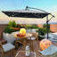 Parasol carré d'extérieur carré 2,5X2,5M