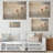 White Dandelion Farmhouse Still Life - Dandelion Wood Wall Art On Natural Pine Wood-231381271