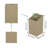 Modern Tilt-Out Dual Laundry Hamper Cabinet