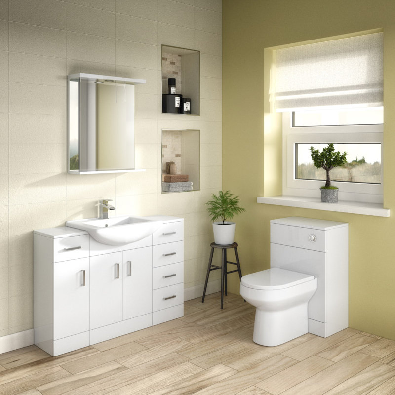 Bathroom Cabinet, 76.6cm H x 30cm W x 33cm D