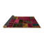 Tapis décoratif multicolore à motif abstrait-1454326724