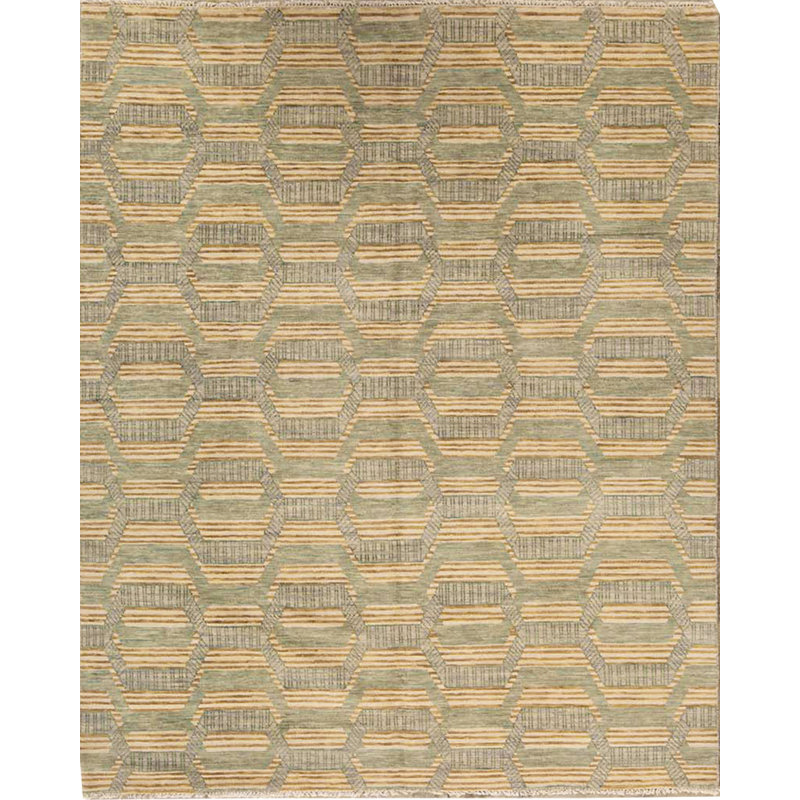 South Sea Wool Geometric Area Rug