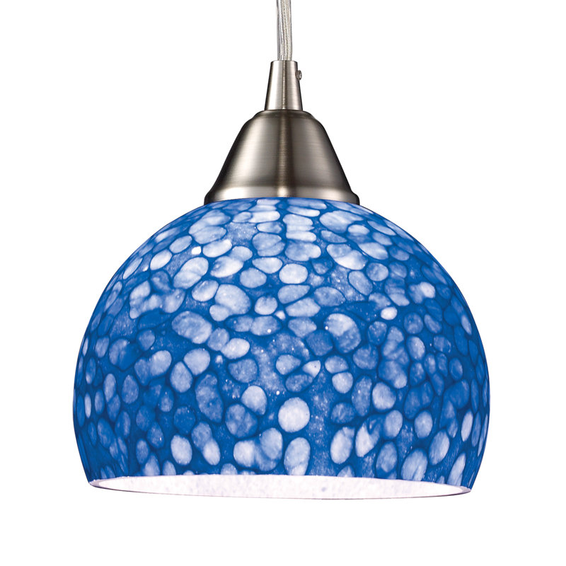 Cira 6'' Wide 1-Light Pendant - Satin Nickel