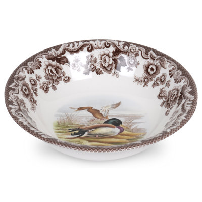 Spode Woodland Ascot Cereal Bowl 8" Mallard