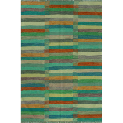 Bobbi-Rose Wool Striped Indoor Rug