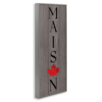 Giclée encadrée en érable Maison, par Lil 'Rue
