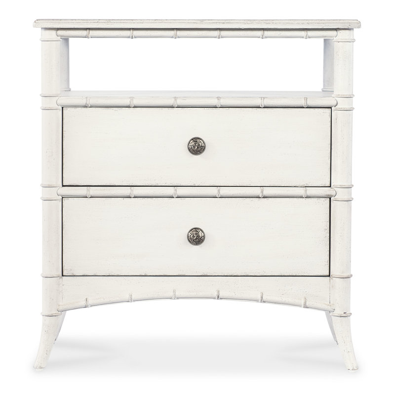 Table de chevet Charleston, Blanc