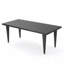 9 Pcs Outdoor Wicker Dining Set , 73.50" Large Modern Rattan Table And Chairs For 8 For Patio, Deck, Backyard, Grey