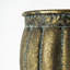 Ensemble de 2 pots de fleurs en fer vieilli, L: 13 x 13 x 14,5 po: 11 x 11 x 13,5 po