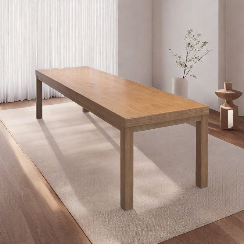 Modern simple solid wood dining table, 29.5"H x 78.7"L x 31.4"W
