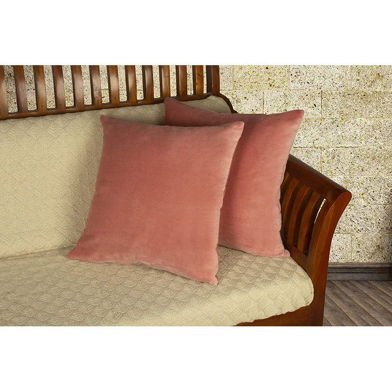 Cotton Pillow Cover, 18" x 18", Dusty Rose
