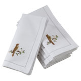 Chamness Cotton Embroidered Square Napkin
