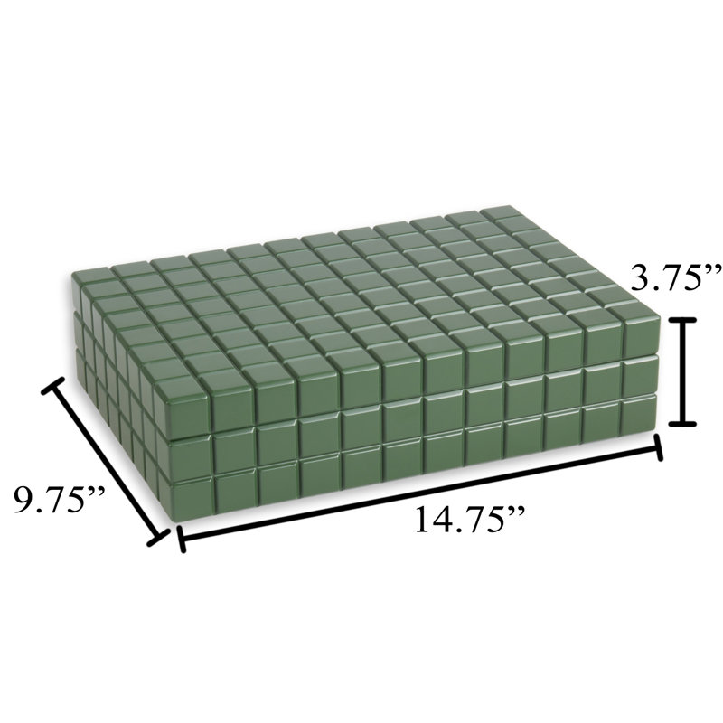 Boîtier de montre Cube Design Ten, Vert
