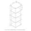 Daanyal 73.2cm H x 28.7cm W Cube Bookcase-1850961706