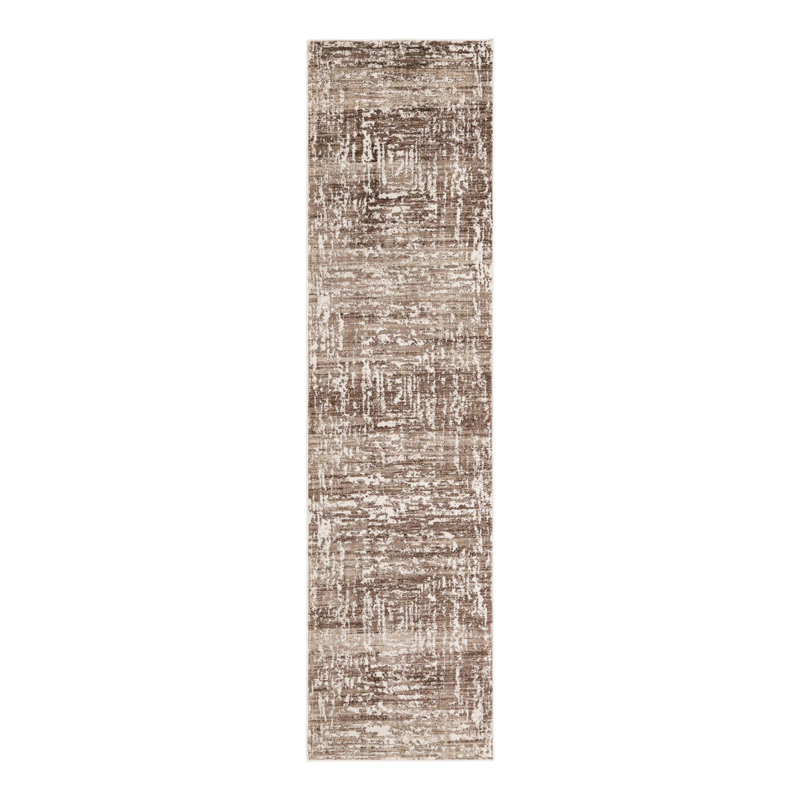 Geometric Indoor Rug, Runner 2'6" x 10'
