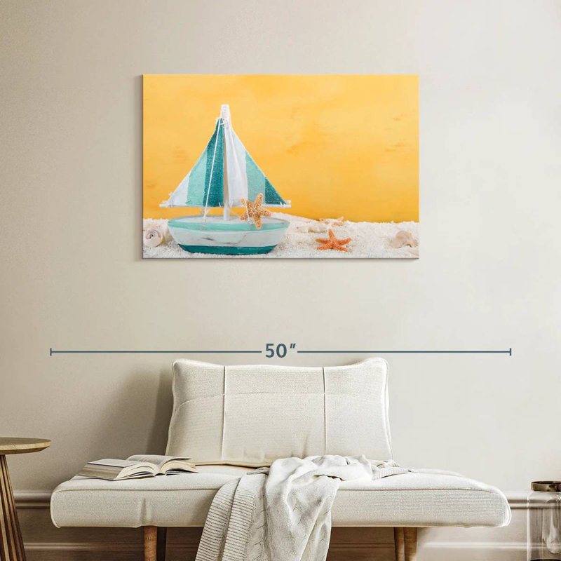 Sailing Seashells, 24" H x 36" W