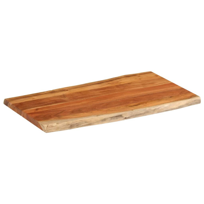 Vidaxl Table Top 140X60x3.8 Cm Rectangular Solid Wood Acacia, 3.8cm H x 120cm W x 60cm D