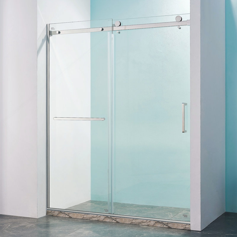 Porte de douche coulissante simple semi-cadre, 56-60 /
