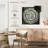 Avery Black Textured Medallion-109214751