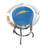 Commercial Grade Chrome Swivel Bar Stool with Vibrant Team Colors  -113702943