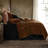 Stella Faux Silk Velvet Romantic Western Ruffle Skirt Bedspread Set-100349956-100349958
