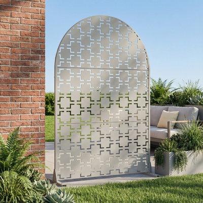 Metal Privacy Screen Fence Panel by Dovelina